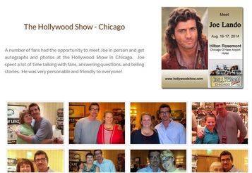 Joe Lando Hollywood Show Chicago